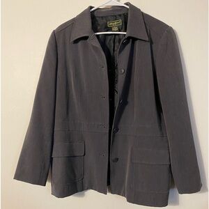 Eddie Bauer gray blazer with pockets